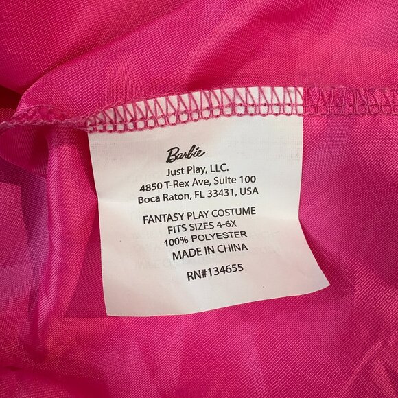 Barbie Dress up Trunk Set Skirts & Cape Rainbow Chiffon Size 4-6X (SKU: 175G) - Picture 2 of 5